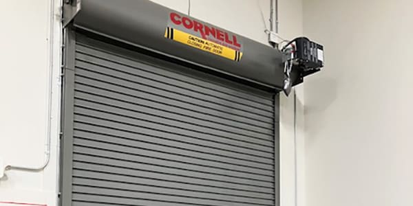 Cornell Fire Door installed by PSS, a top industrial overhead door company near Ventura, California.
