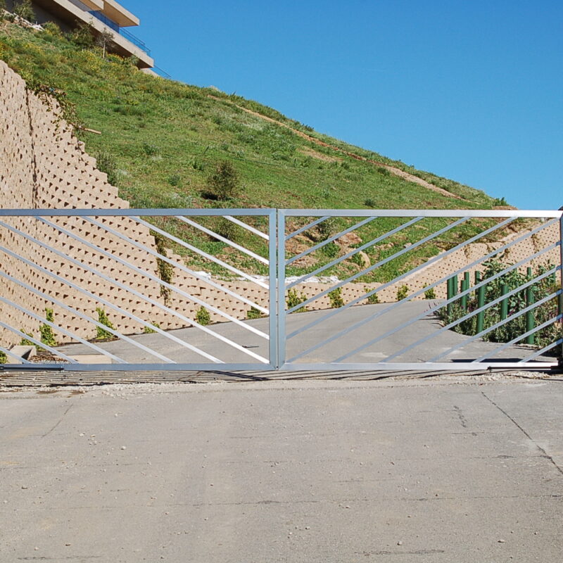 galvanized-slide-gate-access-road